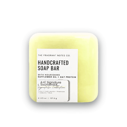 A+E Signature Soundtrack Natural Soap Transparent Background Front Side