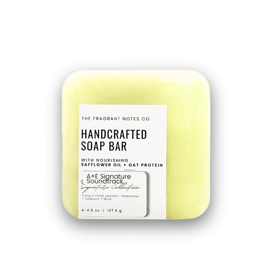 A+E Signature Soundtrack Natural Soap Transparent Background Front Side