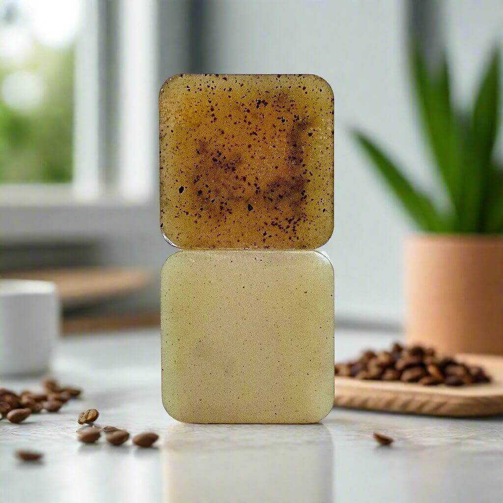 Break-Up Song Natural Soap Two Stacked Front and Back Side