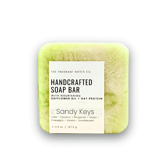Sandy Keys Natural Soap Transparent Background Front Side