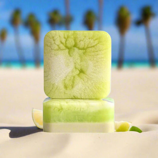 Sandy Keys Natural Soap Front and Side