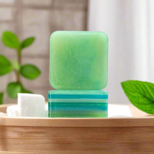 Vibrant Vibes Natural Soap Front and Side